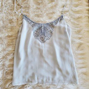 JOIE beaded silk tank